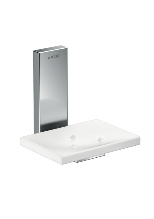 AXOR-HG-AXOR-Universal-Rectangular-Seifenschale-Chrom-42605000 gallery number 1